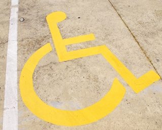 סמל נכה צהוב